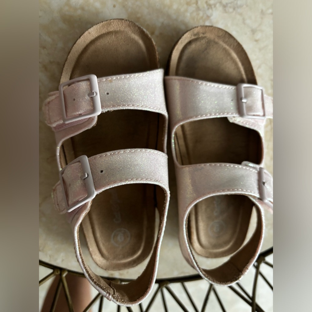 cat and jack size 9 toddler shoes sandals pink